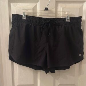RBX Black Athletic Shorts With Inner Panty Liner